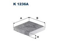 FILTRON Filtro Aria abitacolo Filtro al carbone attivo K 1236A