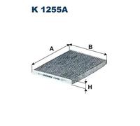 Filtro abitacolo Filtro al carbone attivo K 1255A FILTRON per NISSAN X-TRAIL II