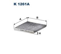 Filtro abitacolo Filtro al carbone attivo K 1261A FILTRON per FIAT PEUGEOT OPEL