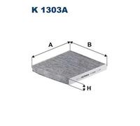 Filtro abitacolo Filtro al carbone attivo K 1303A FILTRON per FIAT JEEP CHRYSLER