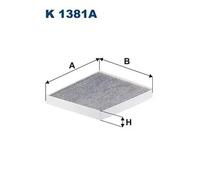 Filtro cabina FILTRON K 1381