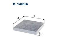 Filtro abitacolo Filtro al carbone attivo K 1409A FILTRON per KIA HYUNDAI