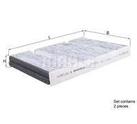 Filtro cabina KNECHT LAK 1377/S