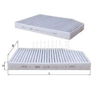 MAHLE ORIGINAL Filtro abitacolo Filtro al carbone attivo LAK 1398