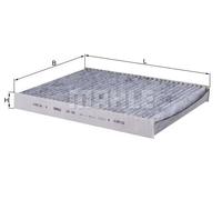 Filtro abitacolo Filtro al carbone attivo LAK 182 KNECHT per AUDI VW PORSCHE