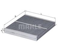 Filtro abitacolo Filtro al carbone attivo LAK 234 KNECHT per BMW ALPINA
