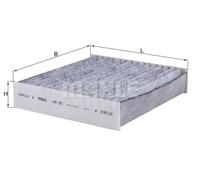 Filtro abitacolo Filtro al carbone attivo LAK 251 KNECHT per SMART MITSUBISHI
