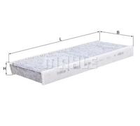 Filtro cabina KNECHT LAK 289