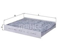 Filtro cabina MAHLE KNECHT LAK 293