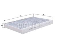 Filtro abitacolo Filtro al carbone attivo LAK 387 KNECHT per VOLVO LAND ROVER
