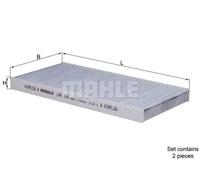 MAHLE ORIGINAL LAK 444/S Filtro abitacolo