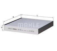 KNECHT LAK 454 Filtro, Aria abitacolo per JAGUAR