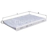 Filtro abitacolo Filtro al carbone attivo LAK 463 MAHLE per FORD FIESTA VI B-MAX