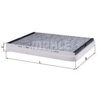 Filtro abitacolo Filtro al carbone attivo LAK 75 KNECHT per OPEL IVECO