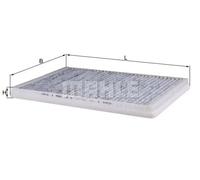 Filtro abitacolo Filtro al carbone attivo LAK 81 KNECHT per MERCEDES-BENZ