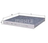 Filtro cabina MAHLE KNECHT LAK 888