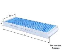 Filtro abitacolo Filtro al carbone attivo LAO 239/S KNECHT per AUDI TOYOTA VW