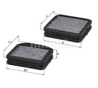 MAHLE ORIGINAL LKK 72/S Filtro abitacolo per MAYBACH 62 (240) Filtro al carbone