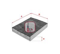Filtro abitacolo Filtro al carbone attivo S 4234 CA SOFIMA per RENAULT OPEL FIAT