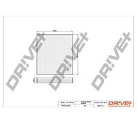Filtro abitacolo Filtro antipolline DP1110.12.0121 Drve+ per KIA OPTIMA