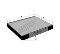 Filtro abitacolo Filtro antipolline E3985LI HENGST FILTER per HYUNDAI MATRIX