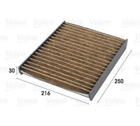 Filtro aria abitacolo Valeo PROTECT MAX 701009 Polifenolo con carbone attivo (antiallergenico) Protezione contro il polline, la polvere, i batteri, i gas, i cattivi odori e gli allergenici