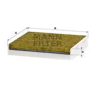 Filtro abitacolo Filtro carboni attivi con polifenolo FP 24 026 MANN-FILTER
