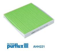 Filtro abitacolo Filtro materiale in sospensione (HEPA) AHH221 PURFLUX per HONDA