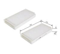 Filtro cabina BOSCH 1 987 432 020