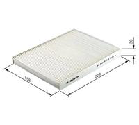Bosch 1987432039 Filtro Aerazione per Interni per Renault Clio II BB CB Nissan