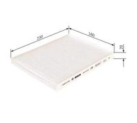 Filtro cabina BOSCH 1 987 432 253