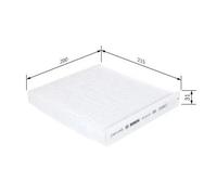 Filtro cabina BOSCH 1 987 432 274