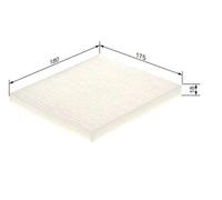 Filtro abitacolo Filtro particellare 1 987 435 096 BOSCH per MITSUBISHI