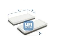 Ufi Filtro Abitacolo Mercedes 53.005.00