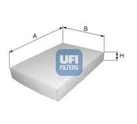 Filtro abitacolo Filtro particellare 53.010.00 UFI per OPEL OMEGA B