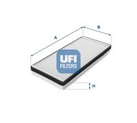 Filtro abitacolo Filtro particellare 53.012.00 UFI per FORD FORD USA LINCOLN