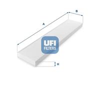 Filtro abitacolo Filtro particellare 53.017.00 UFI per VW FORD SEAT