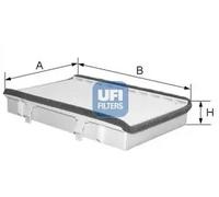 Filtro abitacolo Filtro particellare 53.071.00 UFI per VW SEAT