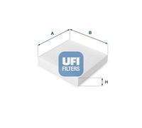 Filtro abitacolo Filtro particellare 53.109.00 UFI per SUZUKI FIAT HONDA TOYOTA
