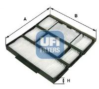 Filtro abitacolo Filtro particellare 53.117.00 UFI per TOYOTA COROLLA Familiare