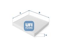 Filtro abitacolo Filtro particellare 53.130.00 UFI per FIAT PEUGEOT CITROËN OPEL