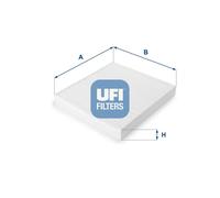 Filtro abitacolo Filtro particellare 53.150.00 UFI per FIAT JEEP CHRYSLER DODGE