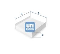 UFI 53.157.00 Filtro abitacolo per OPEL COMBO Kasten/Kombi (X12) Filtro