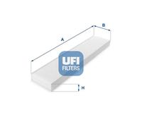 Filtro abitacolo Filtro particellare 53.162.00 UFI per JAGUAR FORD