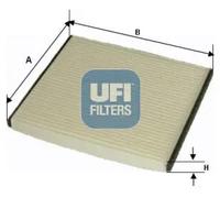 Filtro abitacolo Filtro particellare 53.184.00 UFI per TOYOTA COROLLA