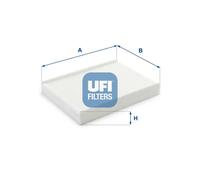 Filtro abitacolo Filtro particellare 53.233.00 UFI per VW SEAT SKODA