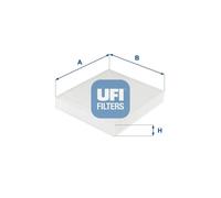 Filtro abitacolo Filtro particellare 53.249.00 UFI per SUZUKI SUBARU