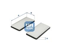 Filtro abitacolo Filtro particellare 53.310.00 UFI per MAZDA MPV II
