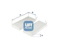 Filtro abitacolo Filtro particellare 53.311.00 UFI per RENAULT LATITUDE