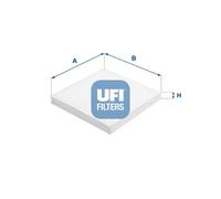 UFI 53.384.00 Filtro abitacolo